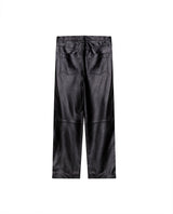 Mens Lambskin Leather Seven-Pocket Cargo Pants - Special Collection - Black 63_637H500_NEG194007_8