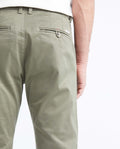 Men's Rocket Pants Red Details Above Piping Diagonal Pockets in Cotton Stretch - 6