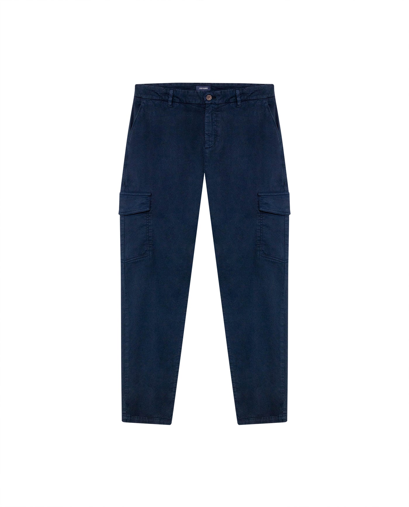 Men's Cargo Pants Regular Fit Mid Rise in Cotton Stretch Blend, Festive - 1