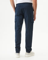 Men's Cargo Pants Regular Fit Mid Rise in Cotton Stretch Blend, Festive - 5