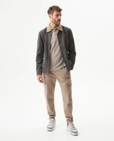 Men's Cargo Pants Regular Fit Mid Rise in Cotton Stretch Blend, Festive - 3
