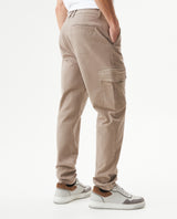 Men's Cargo Pants Regular Fit Mid Rise in Cotton Stretch Blend, Festive - 5