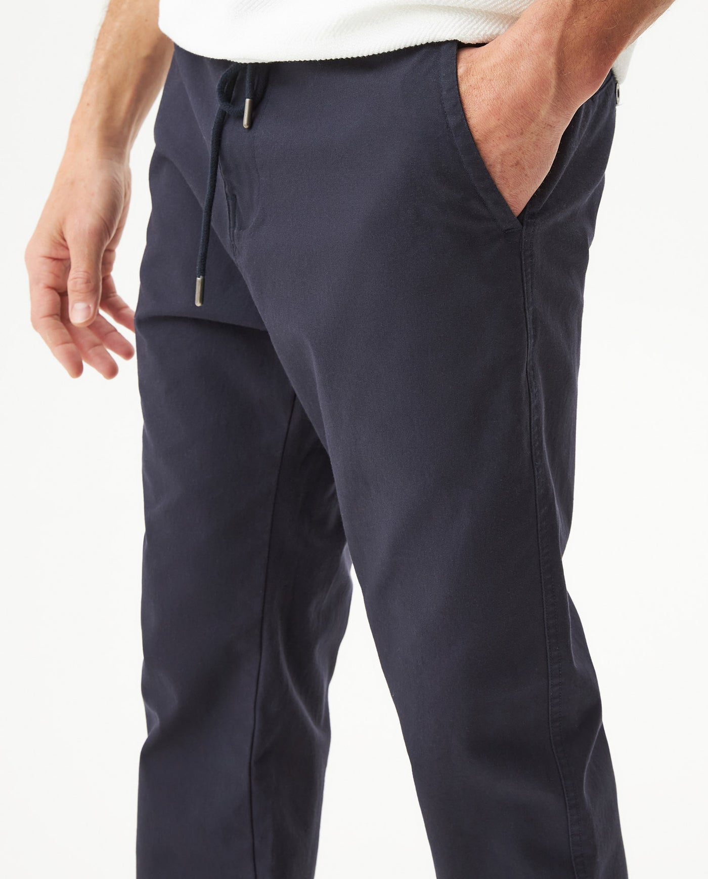 Men's Jogger Pants Relaxed Fit Mid Rise in Cotton Stretch Blend, Celebration - 3