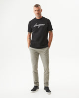 Men's Pants Rocket Slim Fit Mid Rise in Cotton-Tencel Blend, Grandeur - 3