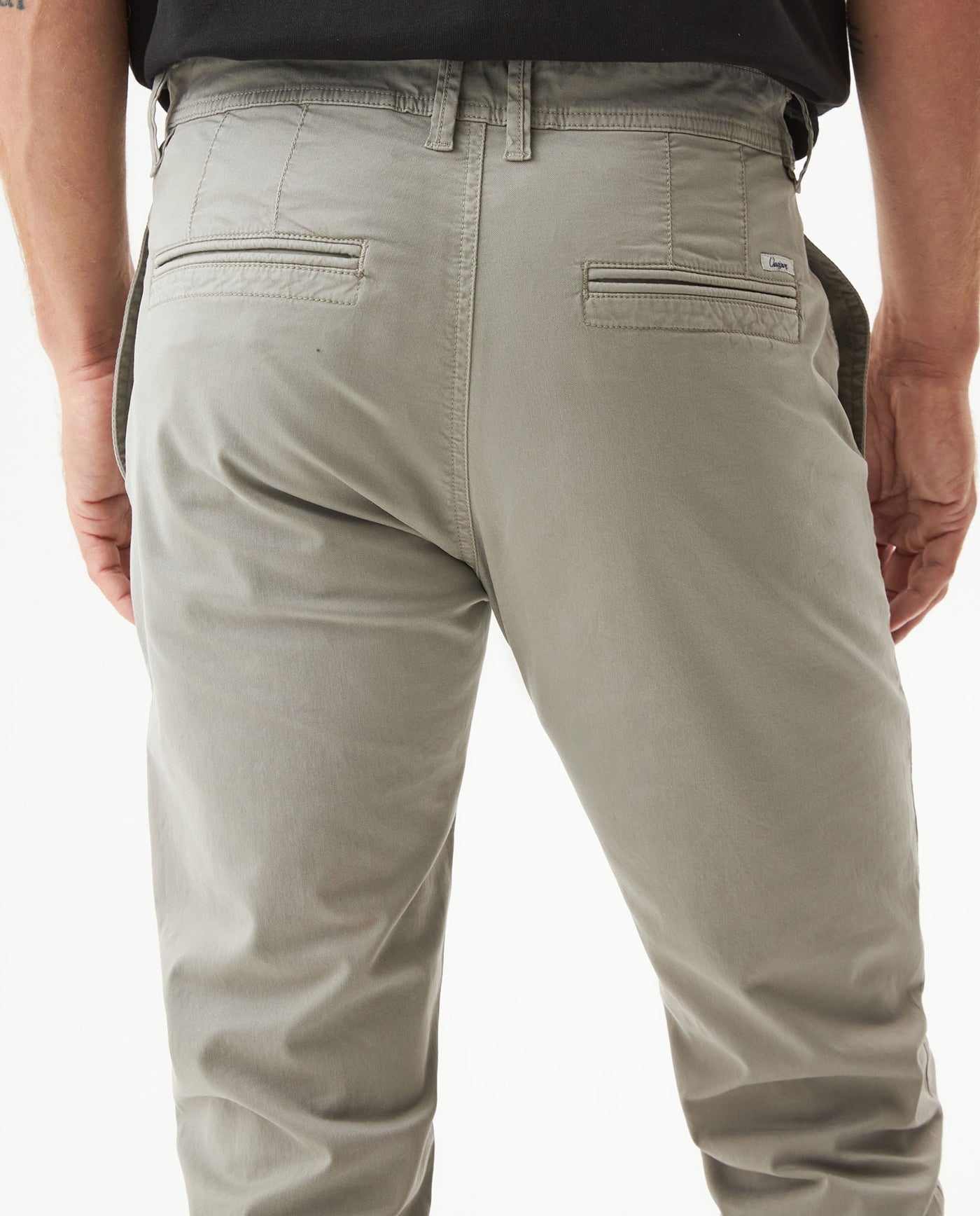Men's Pants Rocket Slim Fit Mid Rise in Cotton-Tencel Blend, Grandeur - 6