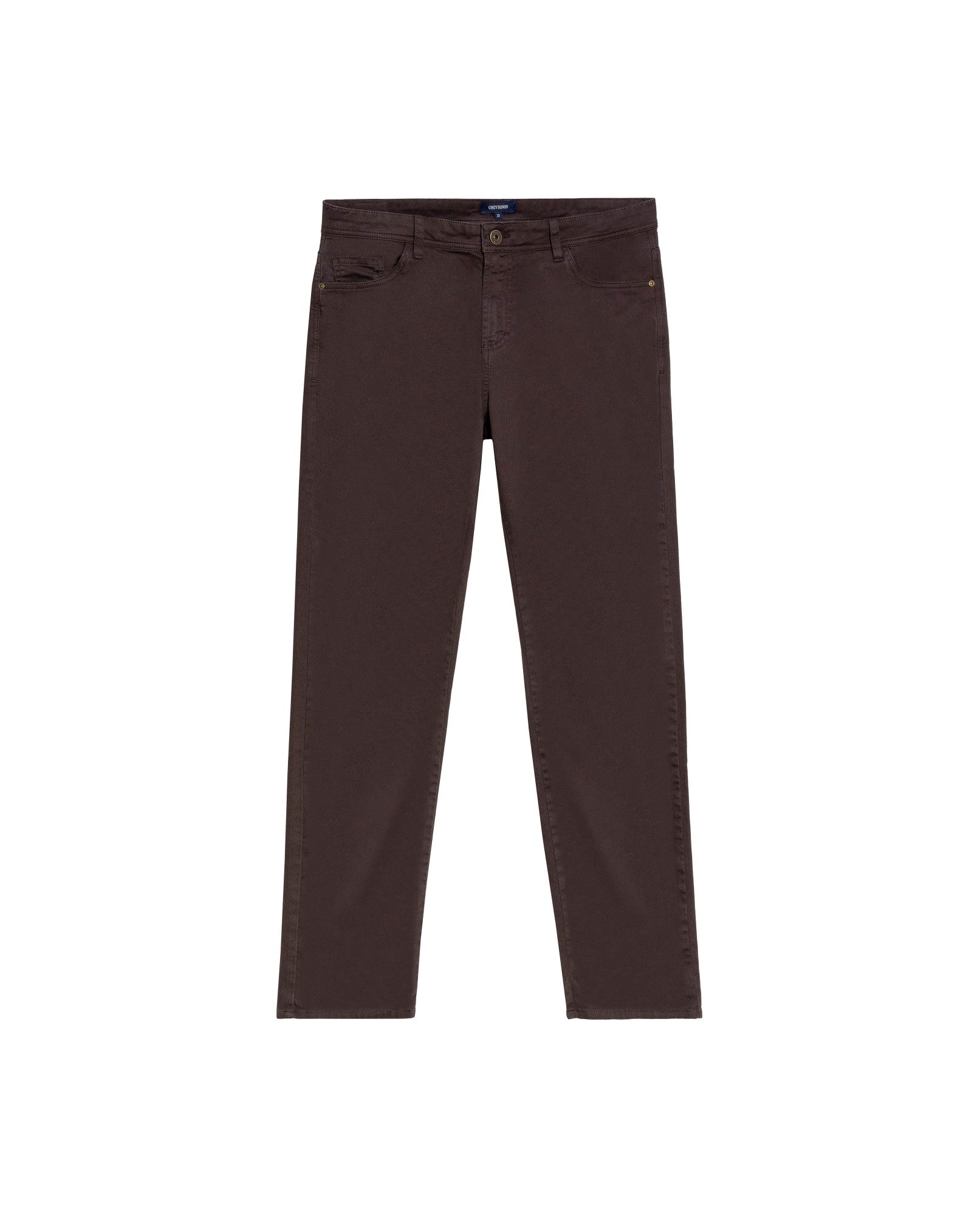 Men's Pants Portland Regular Fit Mid Rise in Cotton, Velvet - 1