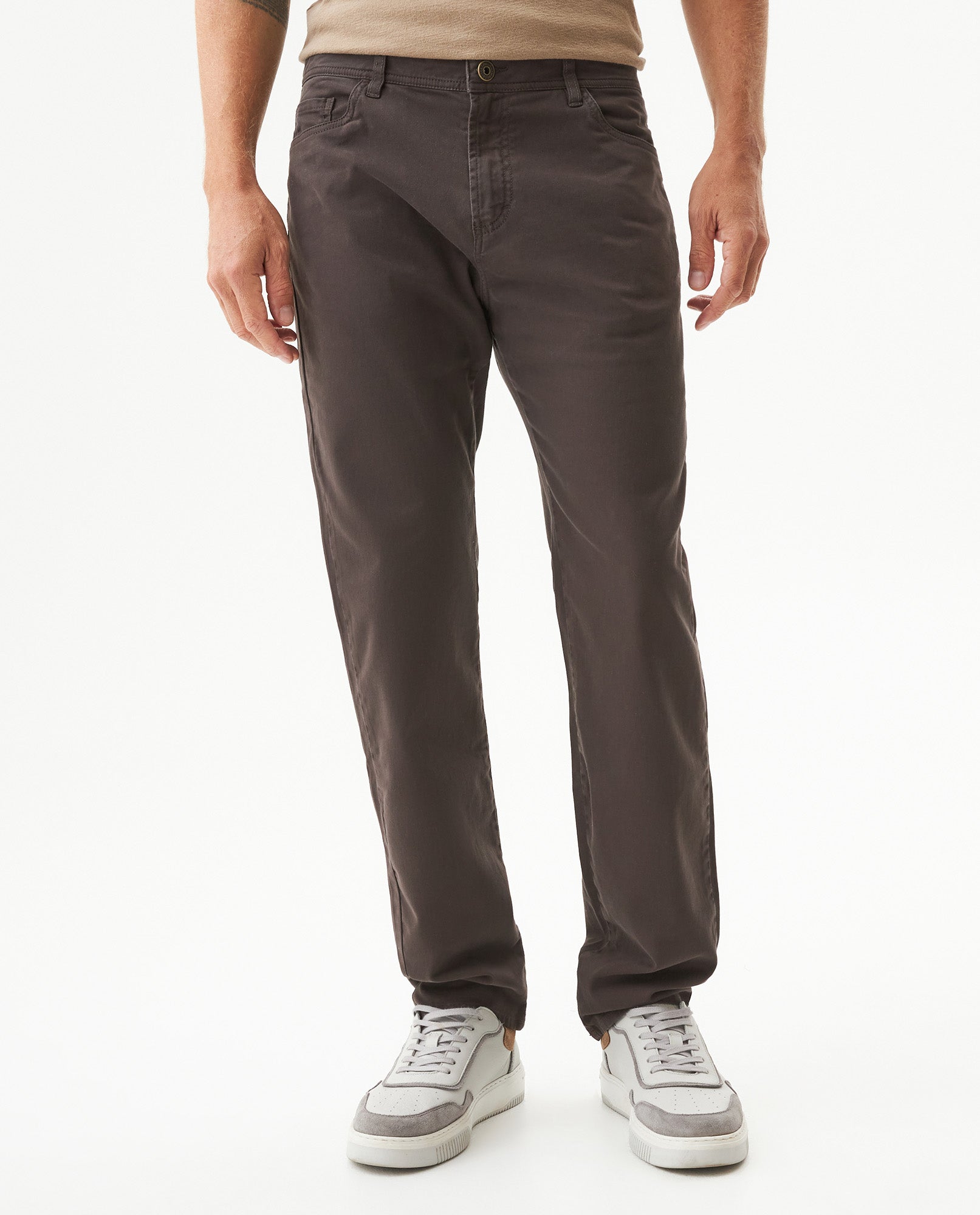 Men's Pants Portland Regular Fit Mid Rise in Cotton, Velvet - 2