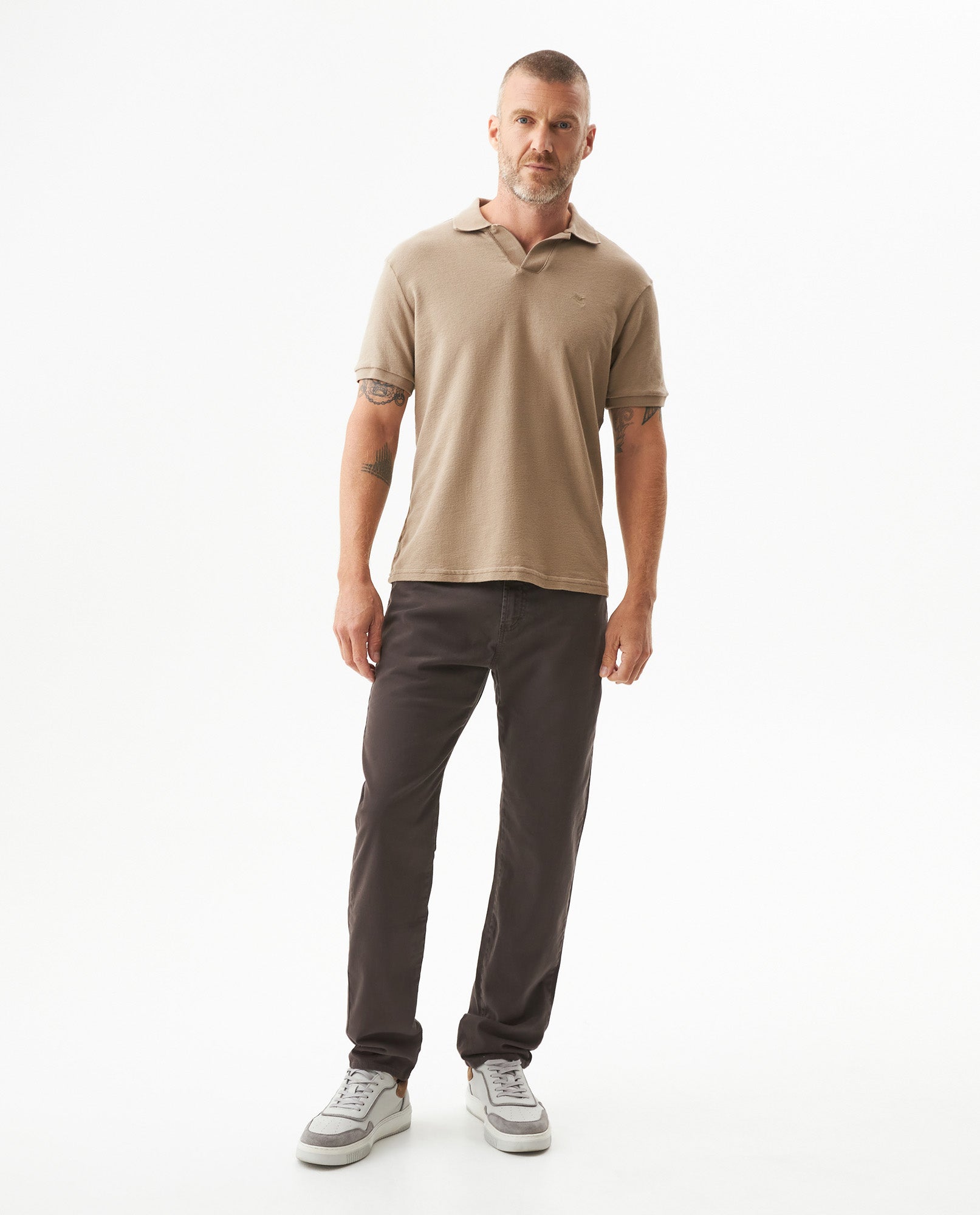 Men's Pants Portland Regular Fit Mid Rise in Cotton, Velvet - 3