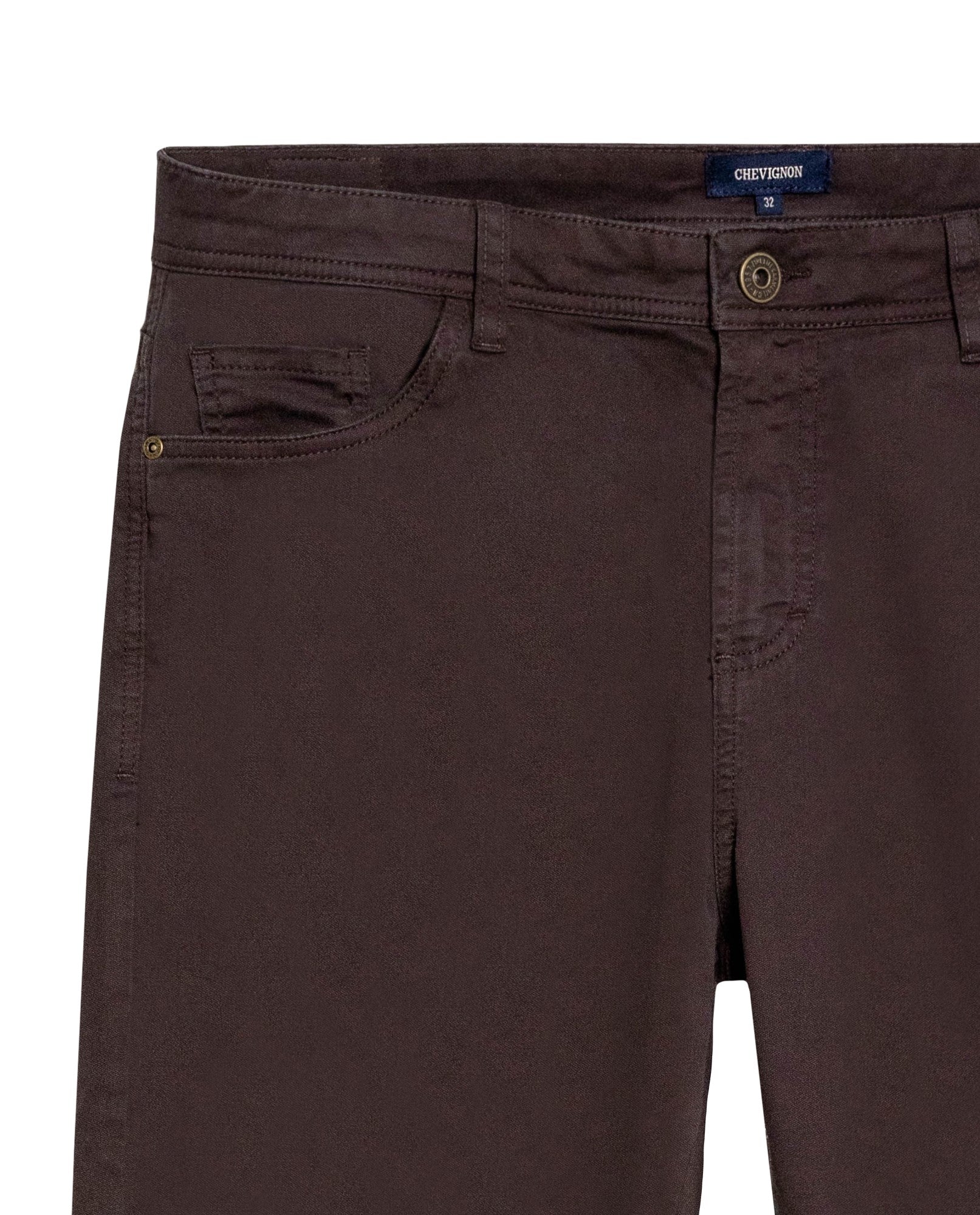 Men's Pants Portland Regular Fit Mid Rise in Cotton, Velvet - 7