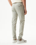 Men's Smart Pants Slim Fit Mid Rise in Cotton Stretch Blend, Sparkle - 5