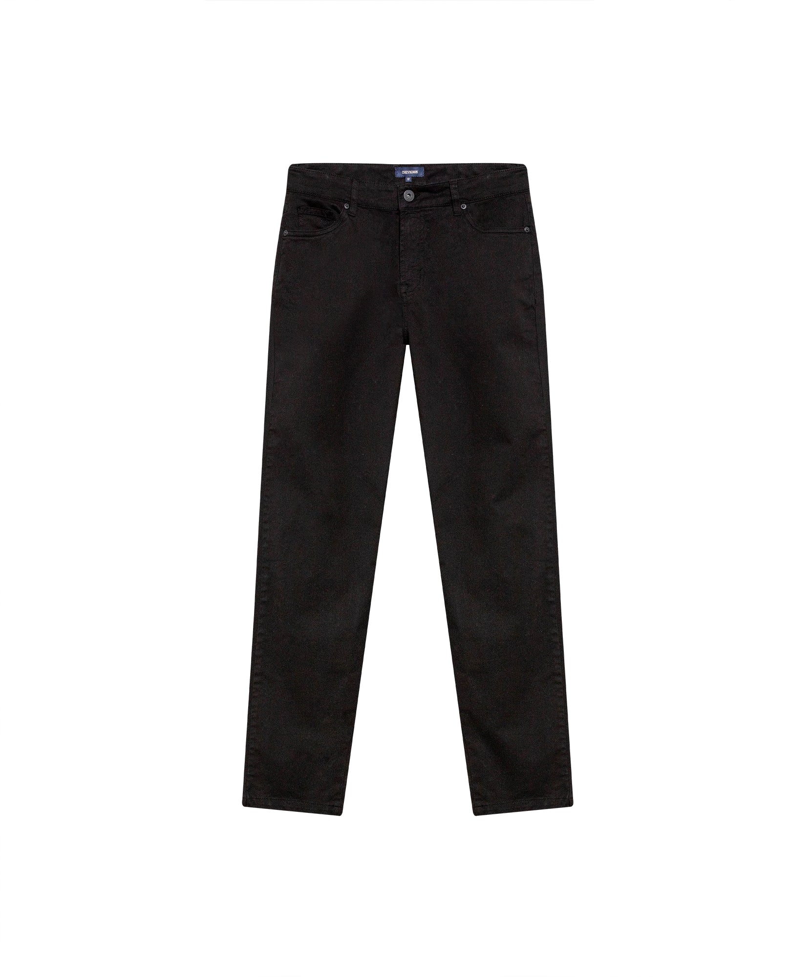 Men's Pants Regular Fit Mid Rise 5-Pocket in Cotton Stretch Blend, Glow - 1