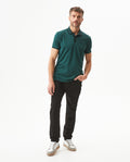 Men's Pants Regular Fit Mid Rise 5-Pocket in Cotton Stretch Blend, Glow - 3