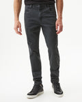 Men's Pants Peach touch Mid Rise 5-Pocket in Cotton Stretch Blend, Lighthouse - 1