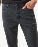 Men's Pants Peach touch Mid Rise 5-Pocket in Cotton Stretch Blend, Lighthouse - 4