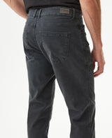 Men's Pants Peach touch Mid Rise 5-Pocket in Cotton Stretch Blend, Lighthouse - 6