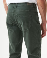 Men's Pants Peach touch Mid Rise 5-Pocket in Cotton Stretch Blend, Lighthouse - 6