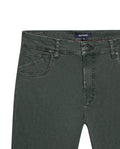 Men's Pants Peach touch Mid Rise 5-Pocket in Cotton Stretch Blend, Lighthouse - 7