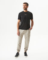 Men's Racing Jogger Pants Regular Fit Mid Rise in Cotton Stretch Blend, Shipyard - 3