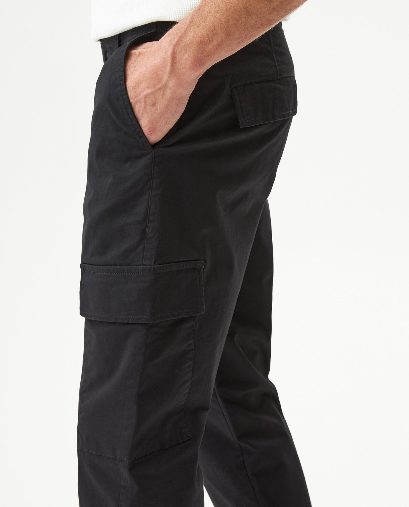 Men's Racing Jogger Pants Regular Fit Mid Rise in Cotton Stretch Blend, Shipyard - 4
