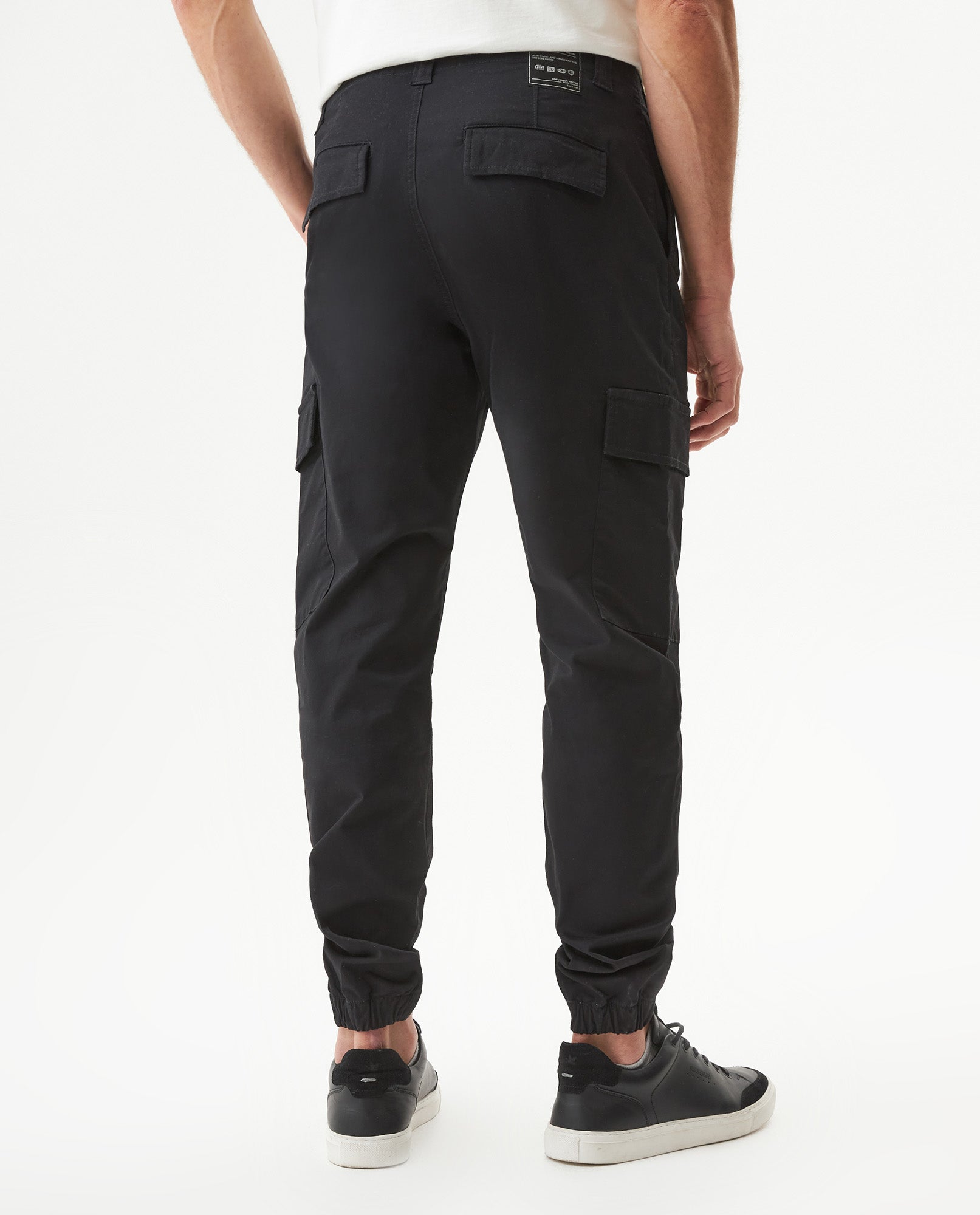 Men's Racing Jogger Pants Regular Fit Mid Rise in Cotton Stretch Blend, Shipyard - 5