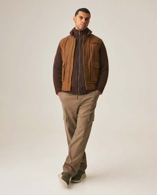 Men´s Cargo Jogger Pants - Brown 63_639H001_CAF181015_0