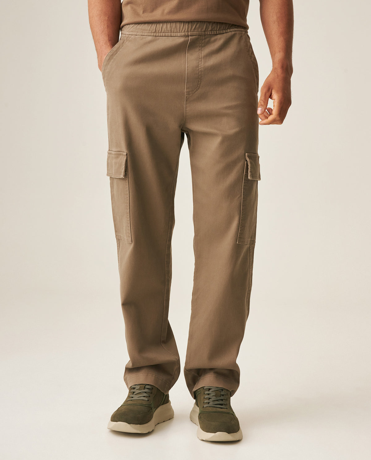 Men´s Cargo Jogger Pants - Brown 63_639H001_CAF181015_3