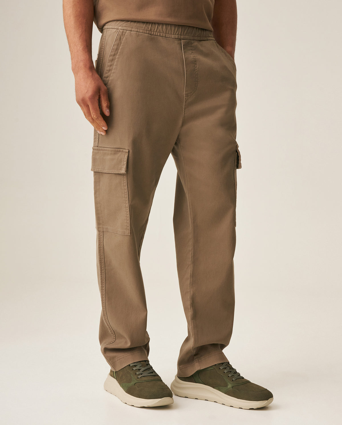 Men´s Cargo Jogger Pants - Brown 63_639H001_CAF181015_4