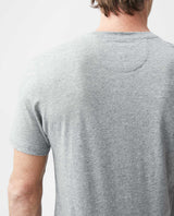 Mens Slim Fit Crew Neck T-shirt Duck Embroidery in Cotton - Gray 63_640C020_052900_6