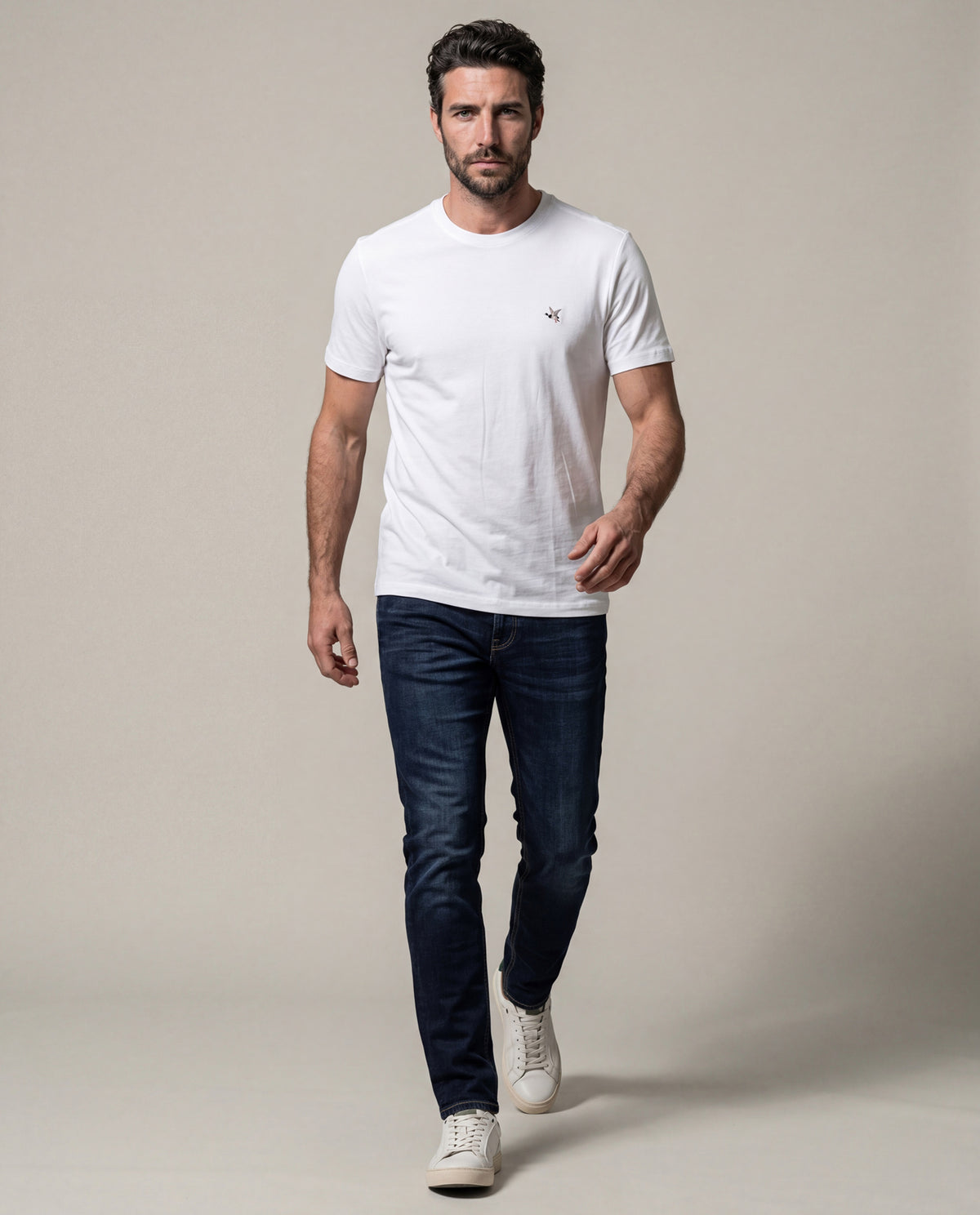 Men´s Crewneck T-Shirt - White 63_640C020_BLA110601_4