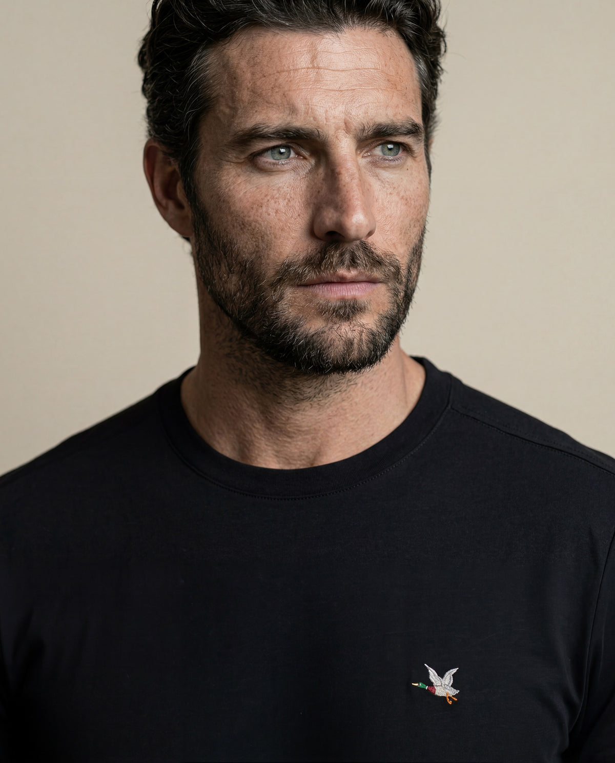 Men´s Crewneck T-Shirt - Black 63_640C020_NEG193909_5