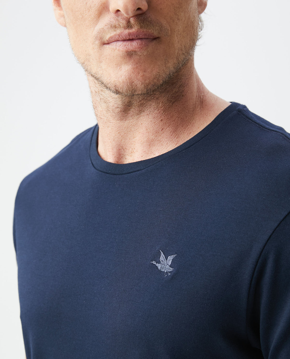 Men's Basic T-Shirt - Dark Blue 63_640D040_021300_4