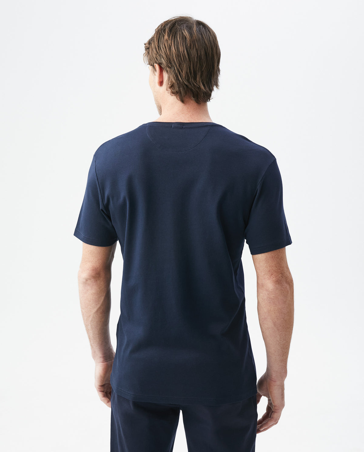 Men's Basic T-Shirt - Dark Blue 63_640D040_021300_5