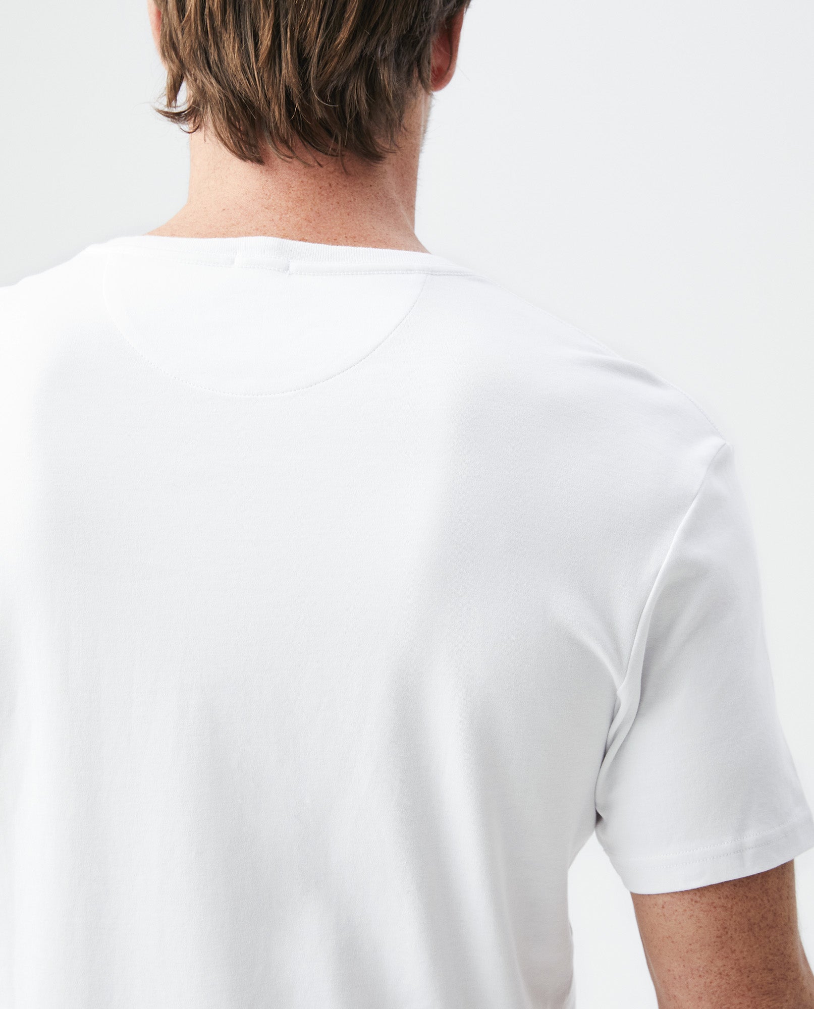 Mens Duotone Duck T-Shirt Regular Fit in Cotton - White 63_640D040_030000_6
