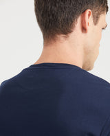 Mens Duotone Duck T-Shirt Regular Fit in Cotton - Blue 63_640D040_AZU193924_5
