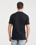 Mens Duotone Duck T-Shirt Regular Fit in Cotton - Black 63_640D040_NEG194007_4