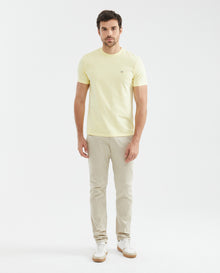 Men's Slim Fit Crew Neck T-Shirt Chest Chevignon Duck 100% Cotton - 2