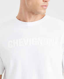 Men's Slim Fit Printed Round Neck T-shirt - White - 2