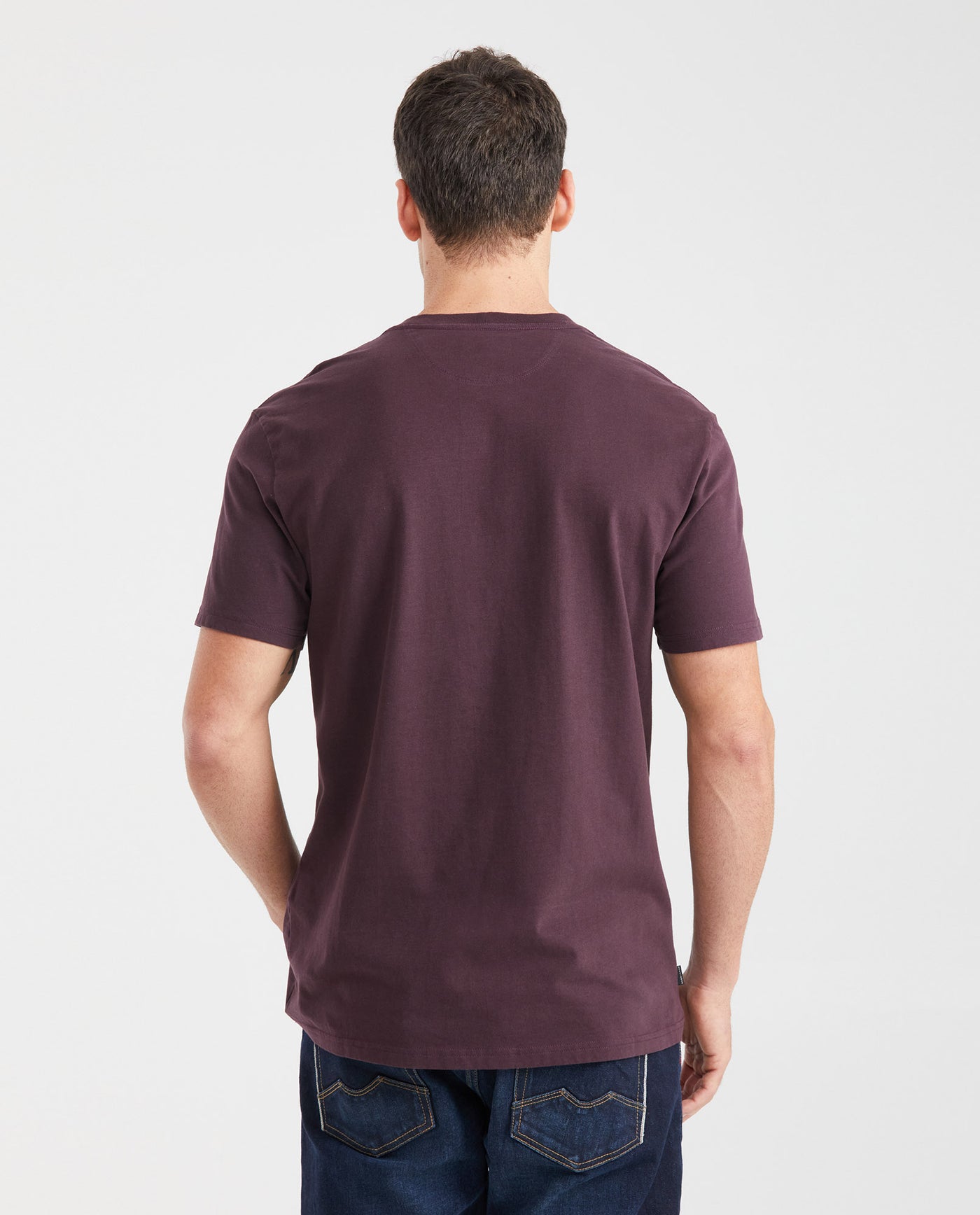 Men's C57 Graphic T-Shirt Classic Fit Ribbed Neck 100% Cotton - 3