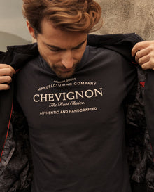 Men's Classic Fit Printed Crew Neck T-shirt - Blue - 1