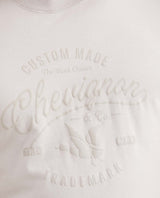 Men's Slim Fit Long Sleeve T-Shirt Embroidered Front Graphic 100% Cotton - 2