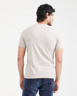 Men's Slim Fit Long Sleeve T-Shirt Embroidered Front Graphic 100% Cotton - 4