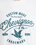 Men's Slim Fit Long Sleeve T-Shirt Embroidered Front Graphic 100% Cotton - 2