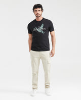 Men's Slim Fit Graphic T-Shirt Print Front 100% Cotton - 5