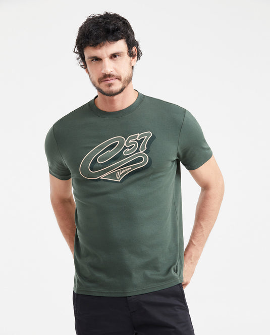 Men´s Graphic T-Shirt - Green 63_641G010_VER190413_0