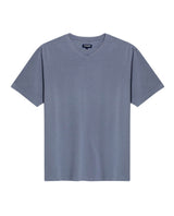 Mens T-Shirt Slim Fit Short Sleeve V-Neck Cotton Vibrant Embroidered Duck Heart Point - Blue 63_641H000_AZU184215_3