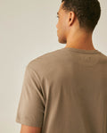 Mens T-Shirt Slim Fit Short Sleeve V-Neck Cotton Vibrant Embroidered Duck Heart Point - Green 63_641H000_VER170619_7