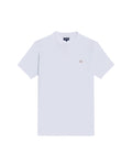 Mens T-Shirt Slim Fit Short Sleeve Crewneck Cotton Vibrant Embroidered Duck Heart Point Chest - White 63_641H001_BLA110601_3