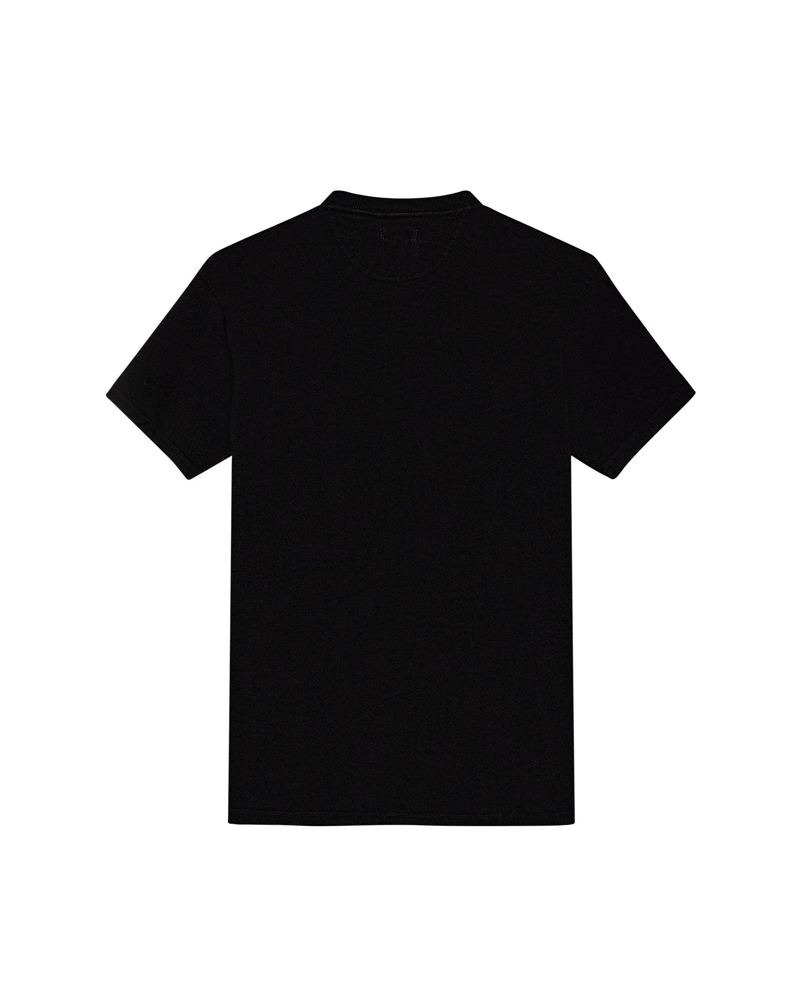 Mens T-Shirt Slim Fit Short Sleeve Crewneck Cotton Vibrant Embroidered Duck Heart Point Chest - Black 63_641H001_NEG194007_5