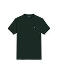 Mens T-Shirt Slim Fit Short Sleeve Crewneck Cotton Vibrant Embroidered Duck Heart Point Chest - Green 63_641H001_VER195406_3