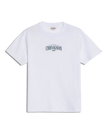 Mens T-Shirt Slim Fit Short Sleeve Cotton Polyester High Density Graphic Center Print Tactile Relief - White 63_641H002_BLA110601_3